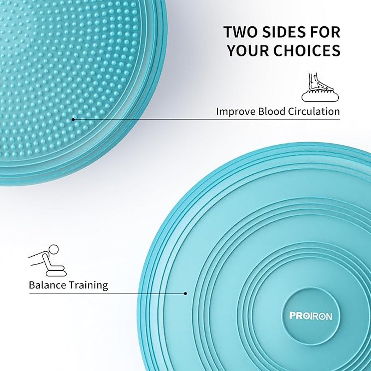 PROIRON Wobble Cushion Balance Disc for Improved Posture and Core Strength, NEW
