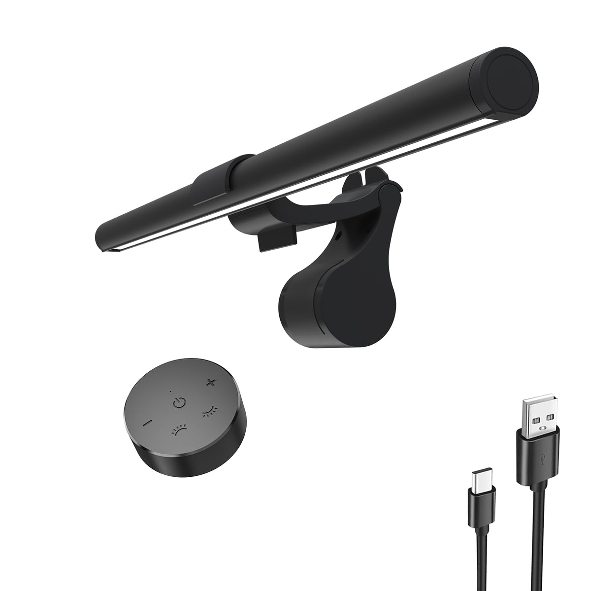 Iseebiz Black Remote Control Desk Lamp for Home Office Study Room NEW
