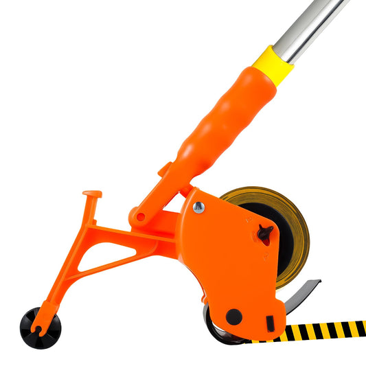 Reusable Plastic Hand Push Tape Marking Tool with Orange Roller for DIY NEW