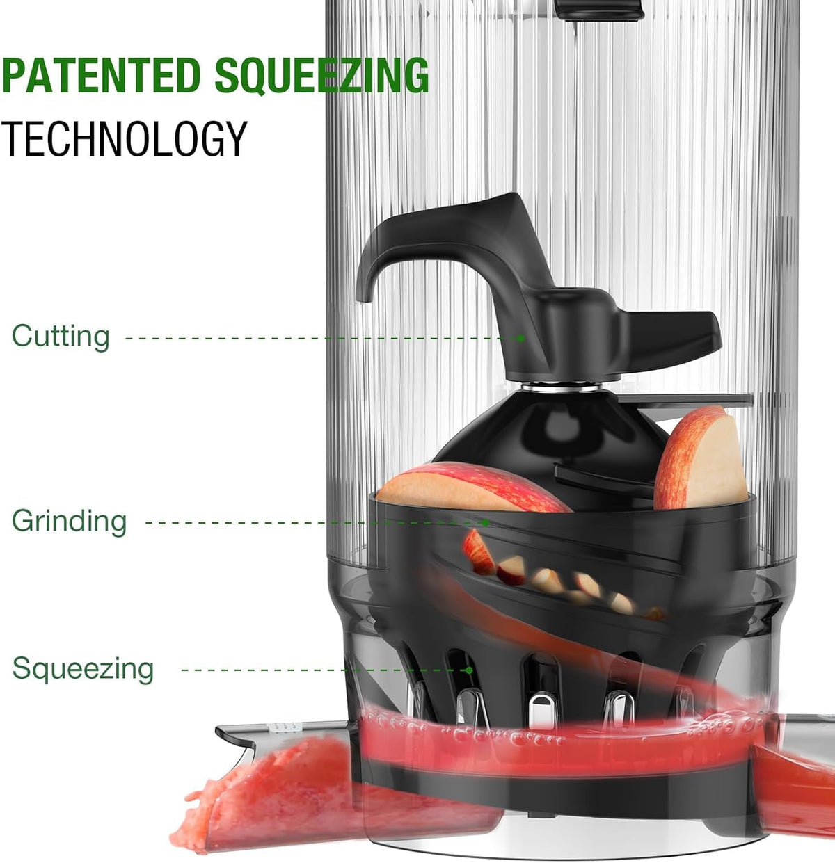 Slow Masticating Juicers Juicer Machine, Cold Press Juicer, 1.8L Capacity, NEW