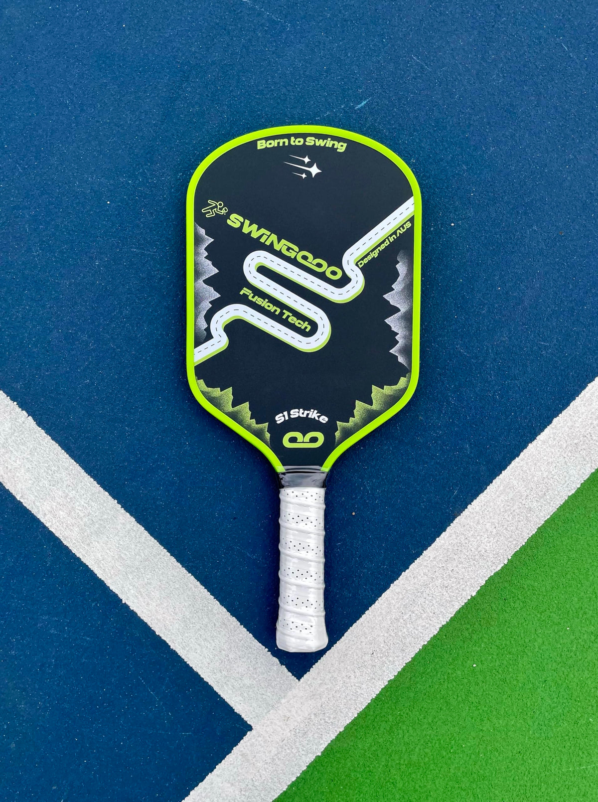 Swingooo Paddles Strike Fusion Tech Pickleball Paddle Carbon Fiber Size 14 NEW