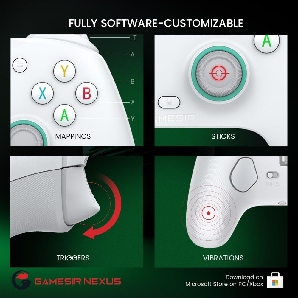 GameSir G7 SE White Wired Gaming Controller Xbox Series X|S NEW