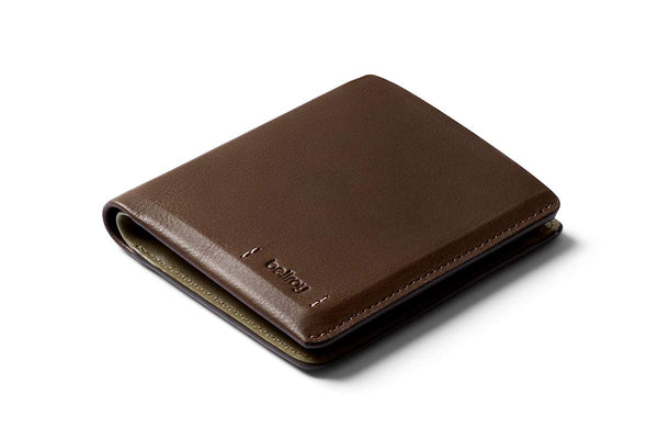 Bellroy Note Wallets Sleeve Darkwood Brown Slim Leather Wallet RFID NEW