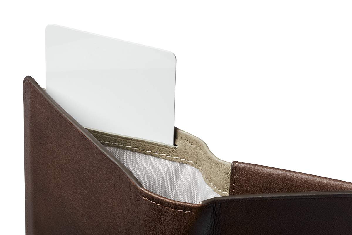 Bellroy Note Wallets Sleeve Darkwood Brown Slim Leather Wallet RFID NEW