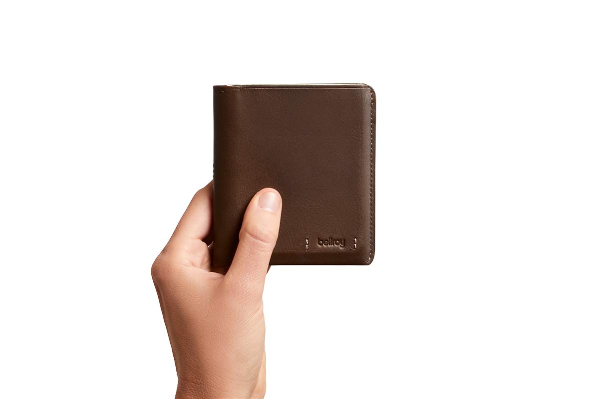 Bellroy Note Wallets Sleeve Darkwood Brown Slim Leather Wallet RFID NEW