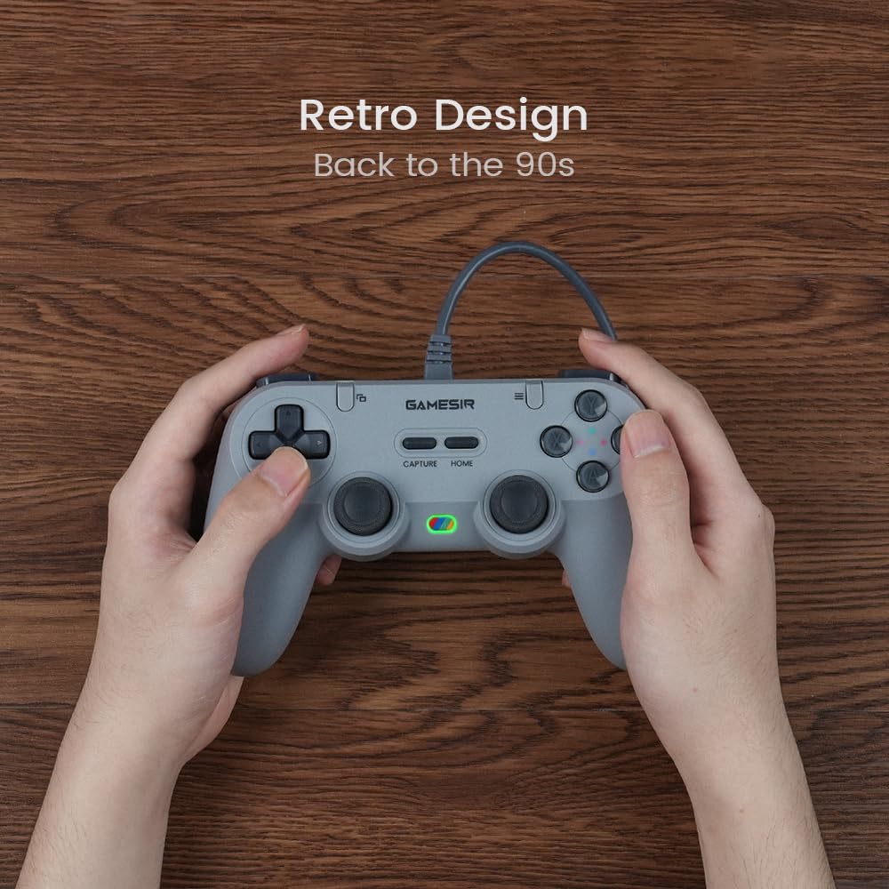 GameSir Tegenaria Lite Wired Game Controller Grey - Multi-Platform NEW