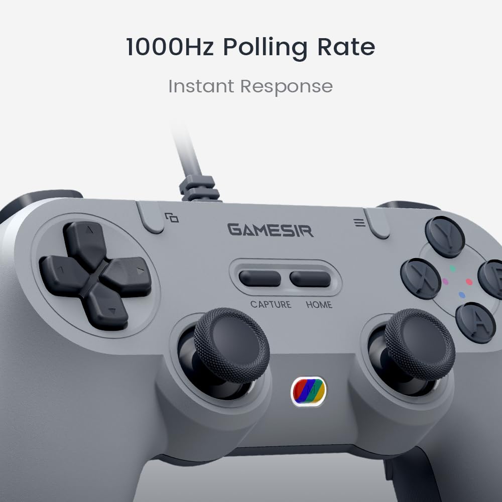 GameSir Tegenaria Lite Wired Game Controller Grey - Multi-Platform NEW
