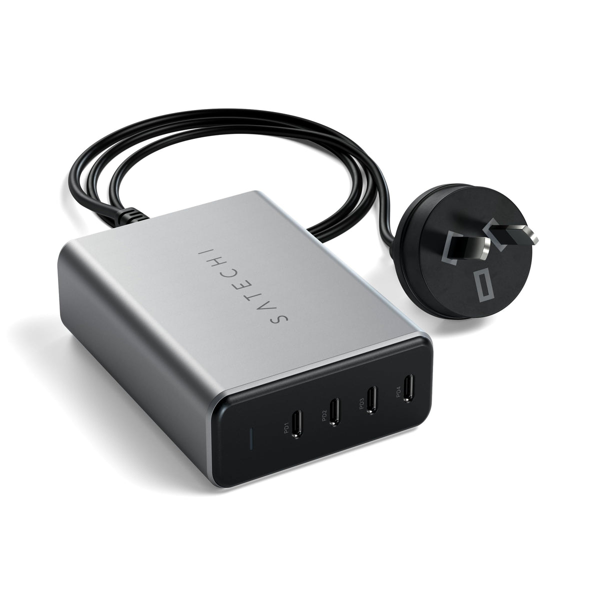 Satechi 165W Mains Chargers USB-C 4-Port GaN Charging Station - Space Gray DEMO