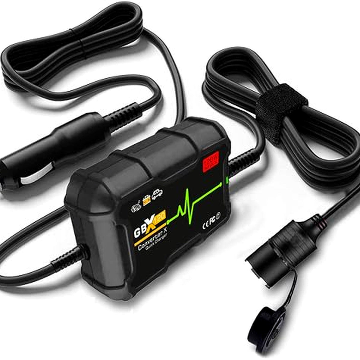12V/24V Car Car Accessories Cigarette Lighter Cable XT60 Connector - Black DEMO