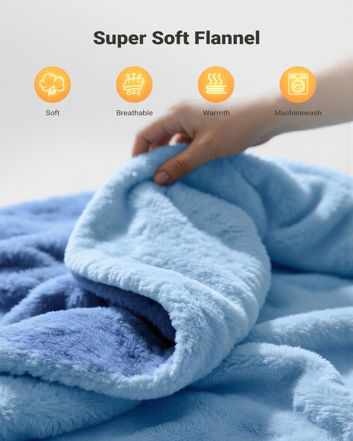 iDOO Weighted Electric Heating Pad for Neck Shoulders Back Blue NEW