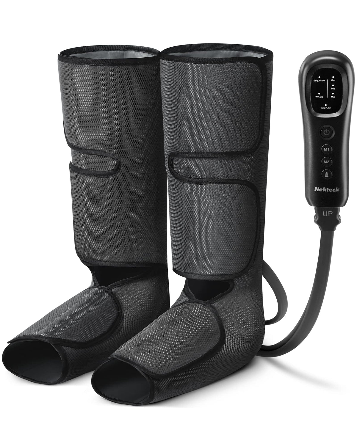 Nekteck Leg Massager with Air Compression for Circulation - Grey DEMO