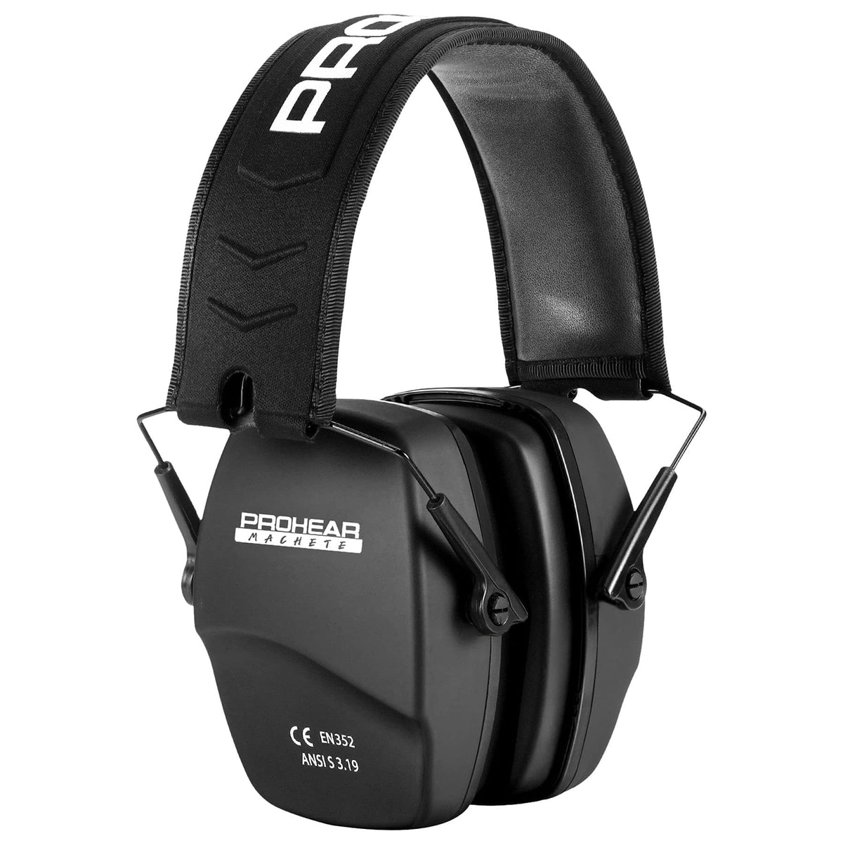 PROHEAR 016 Black Safety Earmuffs NRR 26dB Ear Protection Gear Size NEW