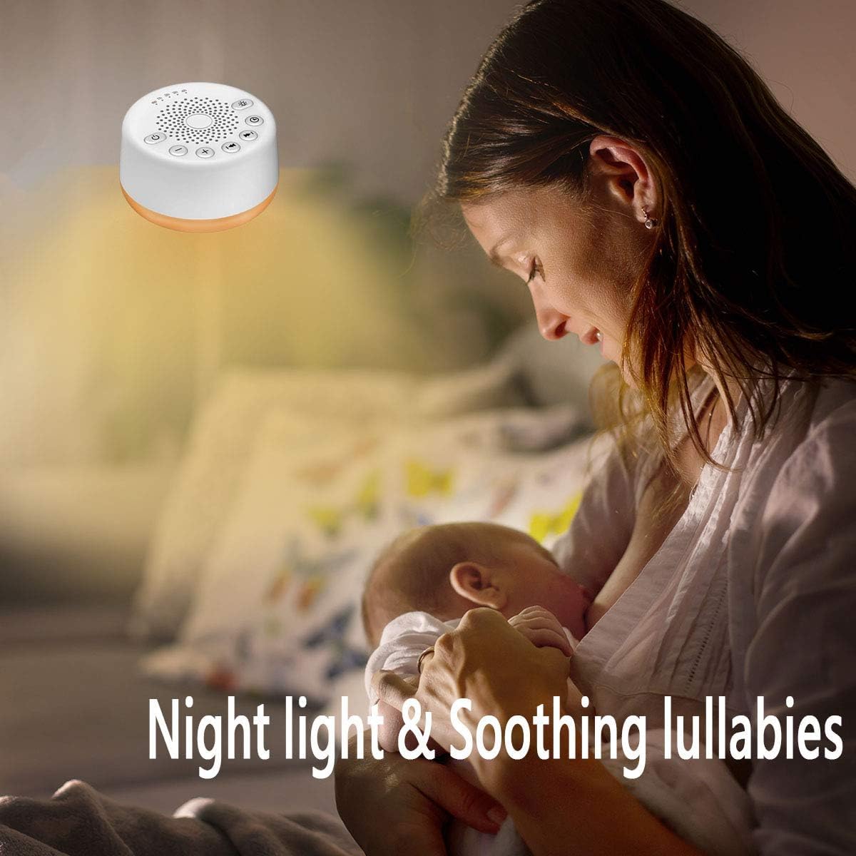 Easysleep Sound White Noise Machine with 25 Soothing Sounds Night Light NEW