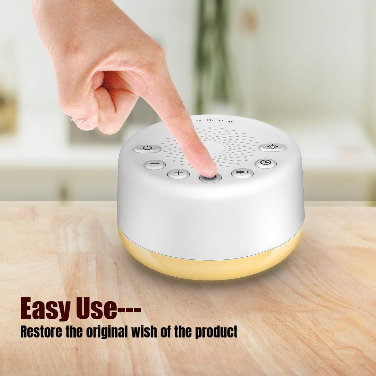 Easysleep Sound White Noise Machine with 25 Soothing Sounds Night Light NEW