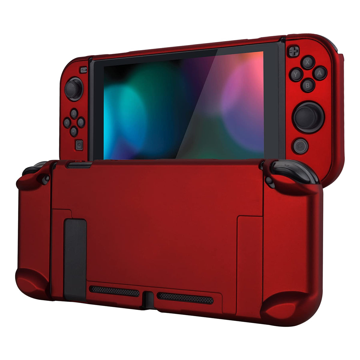 eXtremeRate PlayVital Back Cover Nintendo Switch Chameleon Scarlet Red Size NEW