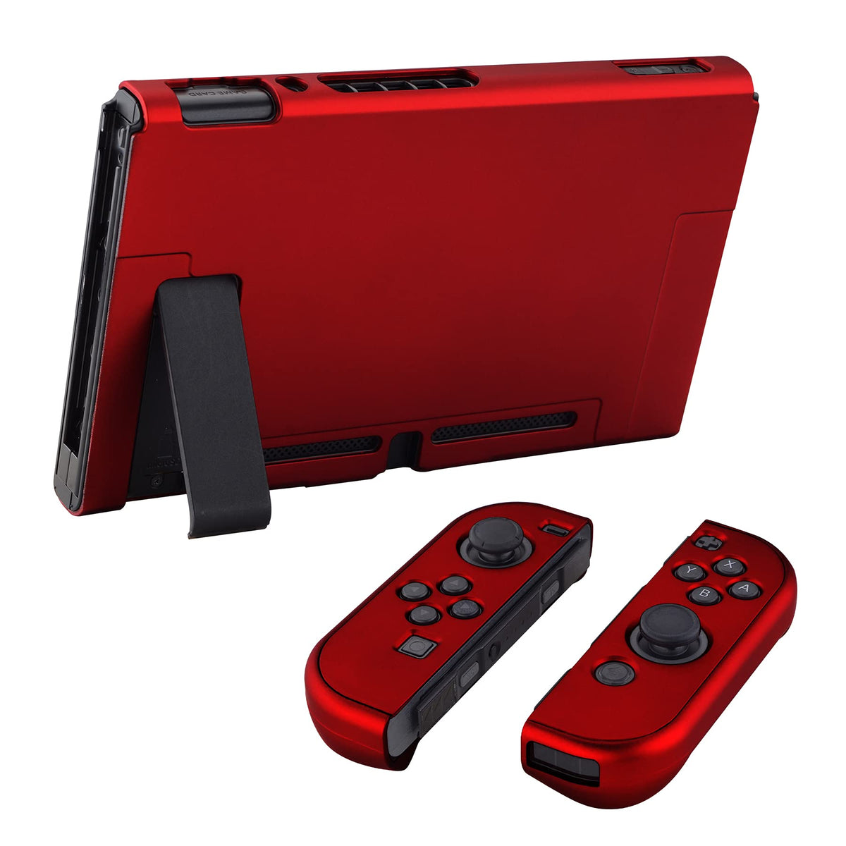 eXtremeRate PlayVital Back Cover Nintendo Switch Chameleon Scarlet Red Size NEW