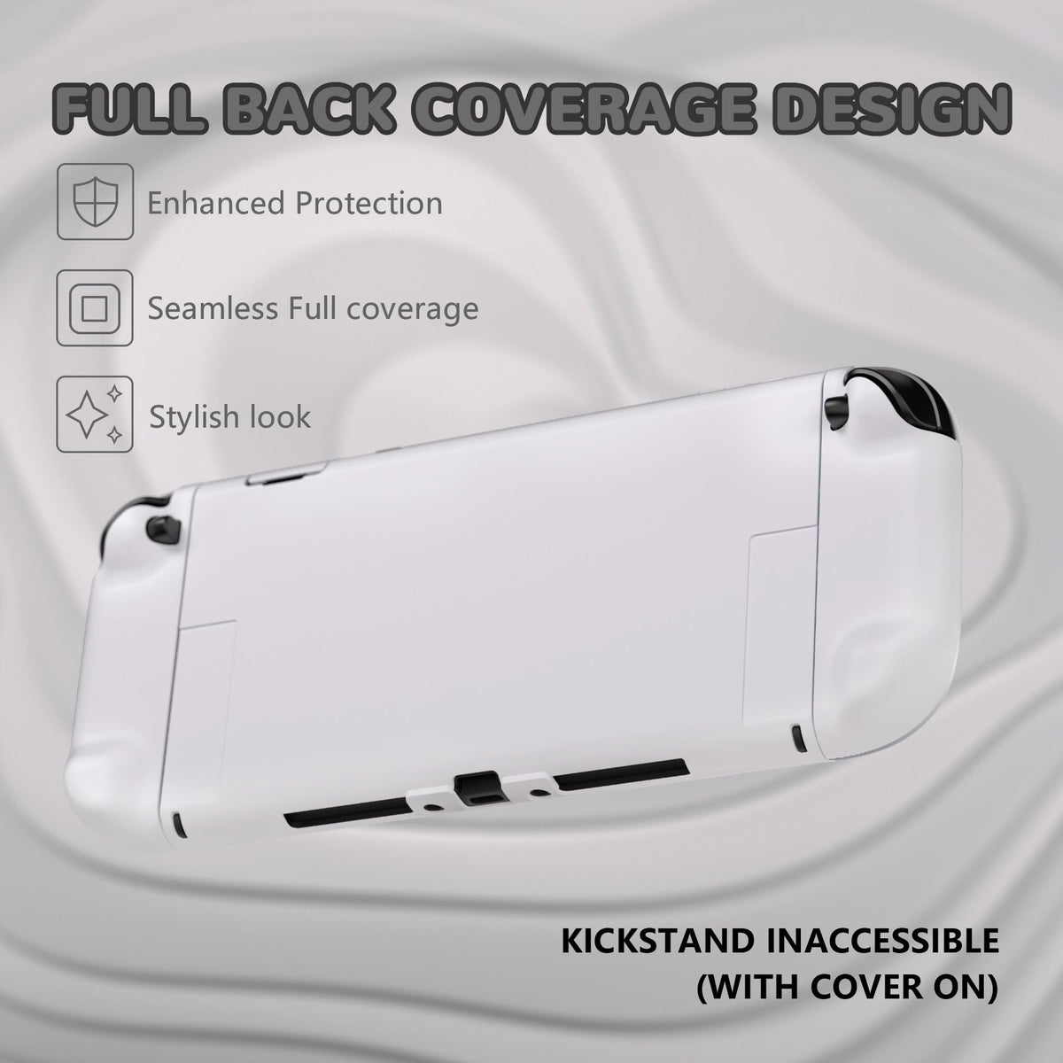 PlayVital White Protective Dockable Case for Nintendo Switch 2 NEW