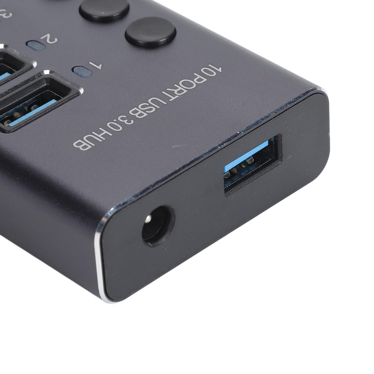 10 Port USB Hubs USB 3.0 Hub with Individual Switches Powered Grey NEW