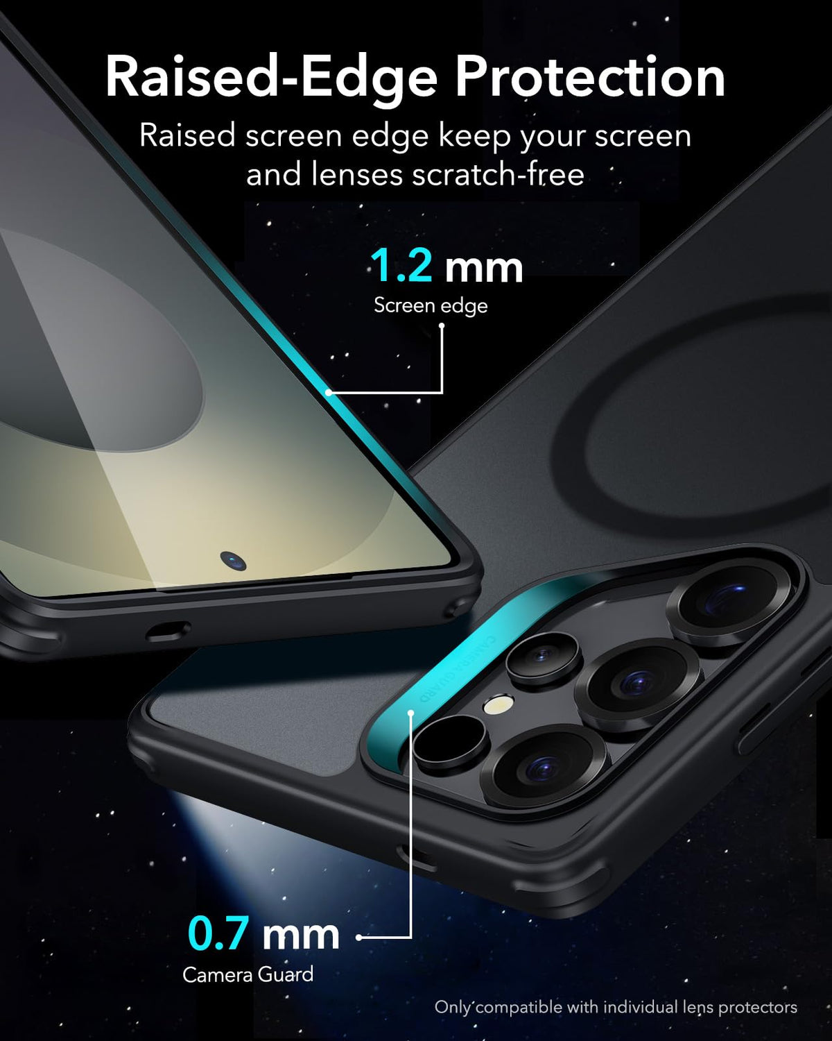 ESR Samsung Galaxy S25 Ultra MagSafe Phone Case - Frosted Black Size Galaxy NEW