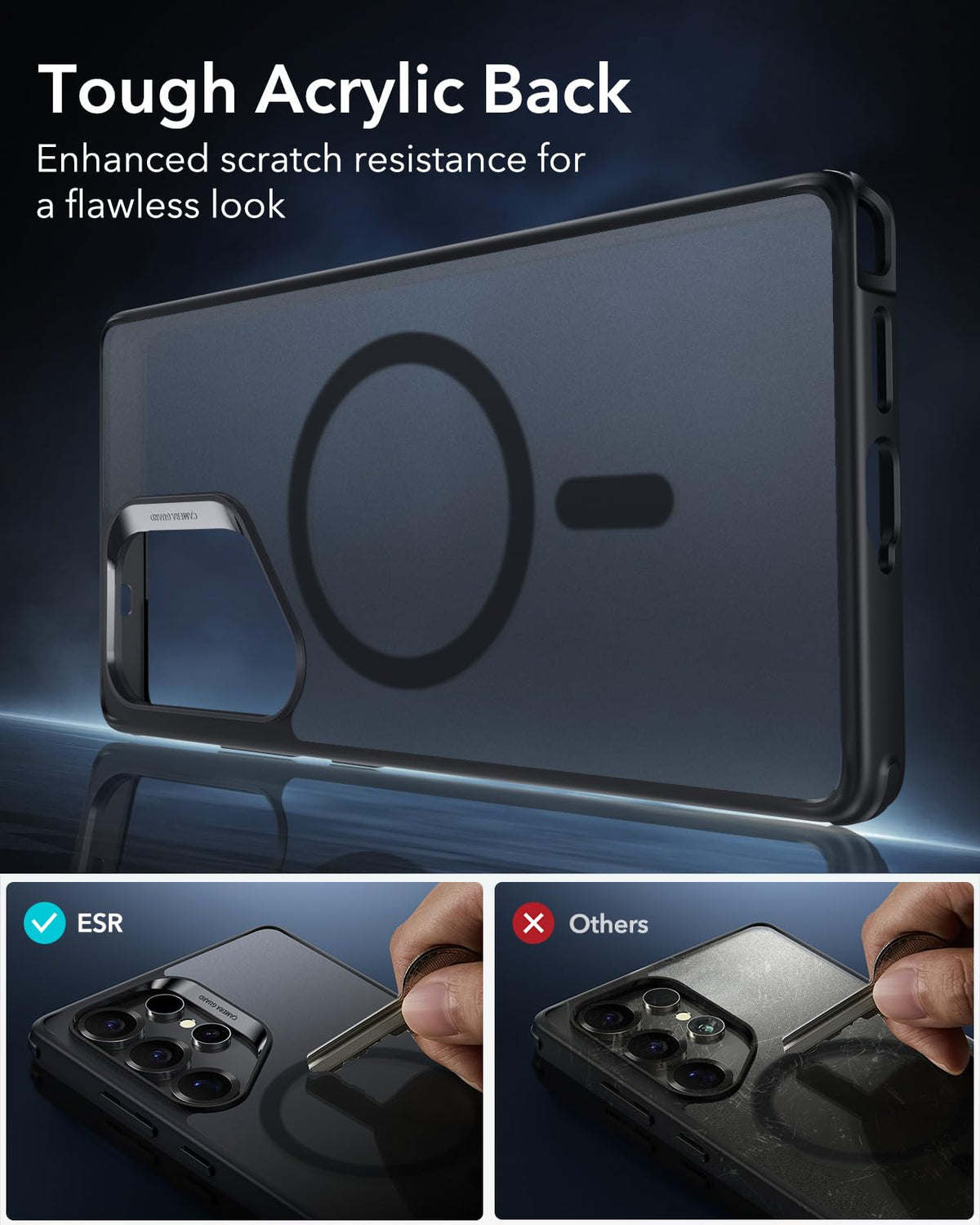 ESR Samsung Galaxy S25 Ultra MagSafe Phone Case - Frosted Black Size Galaxy NEW