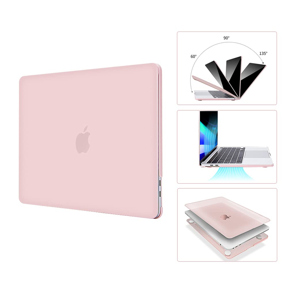 EooCoo MacBook Air 13 inch Hard Case Shell Pink Protective Cover Size NEW
