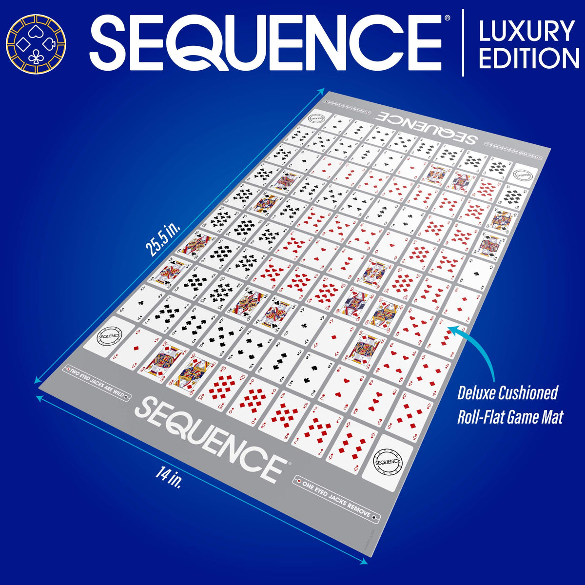 Goliath Sequence Luxury Edition Board Game in Blue Size One Size NEW