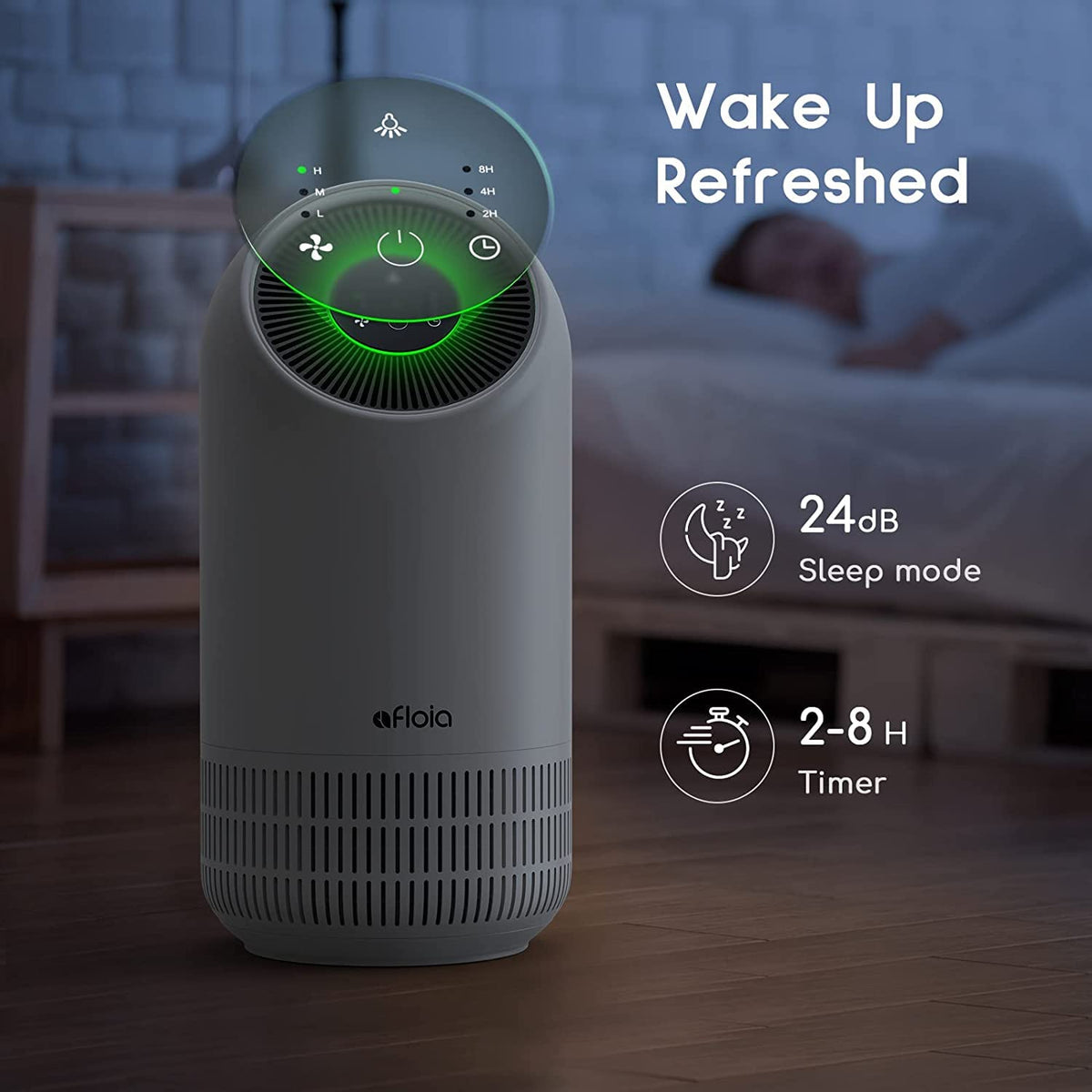 Afloia Air Purifier with Essential Oil Diffuser H13 HEPA NEW