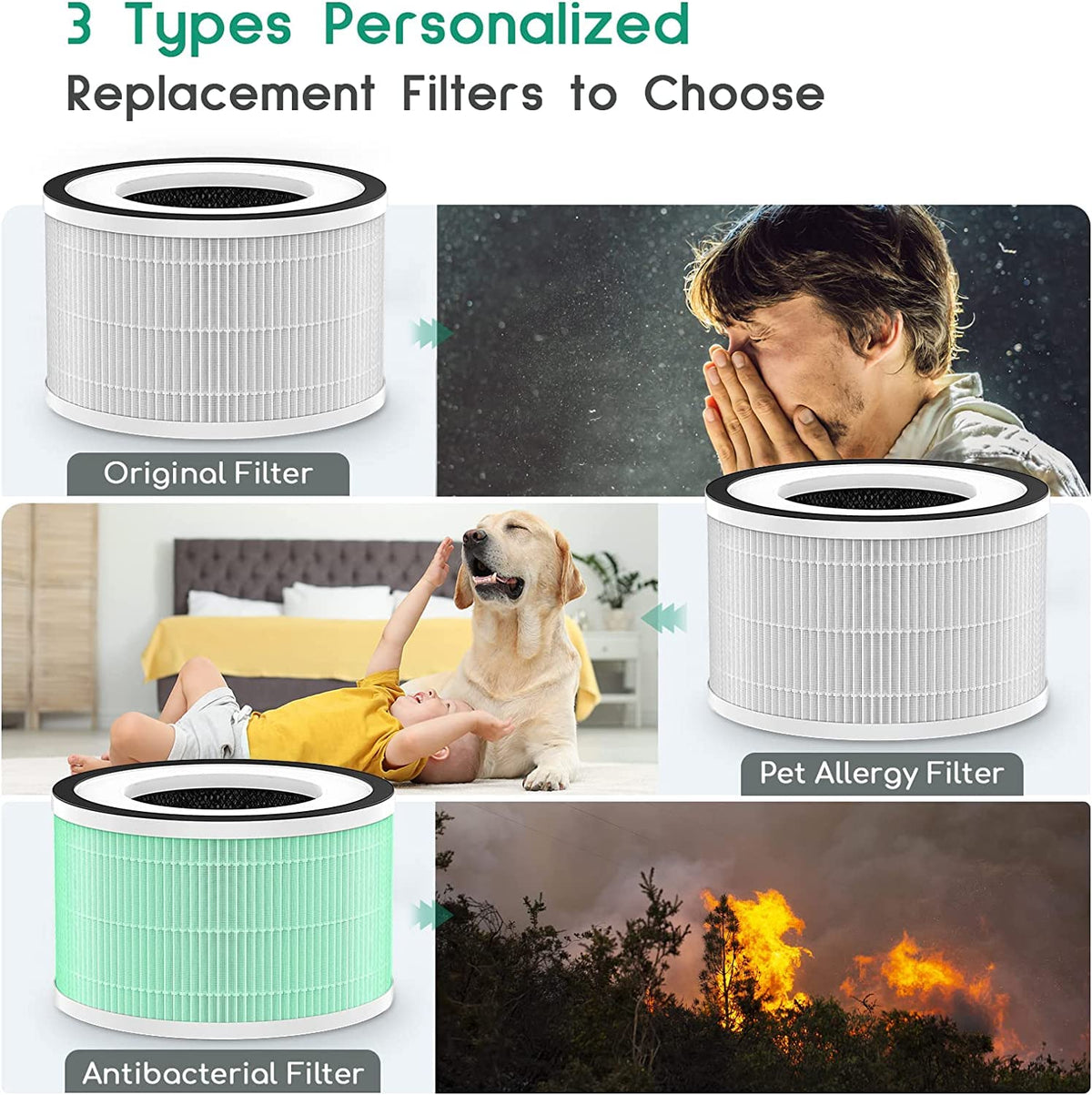 Afloia Air Purifier with Essential Oil Diffuser H13 HEPA NEW