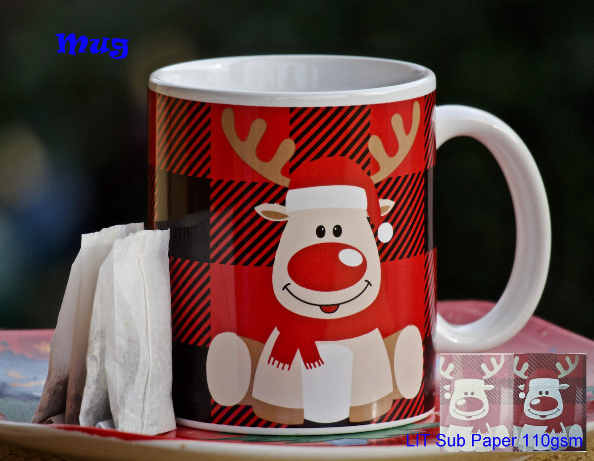 LIT PAPER A3 Sublimation Heat Transfer 110gsm White Size A3 NEW