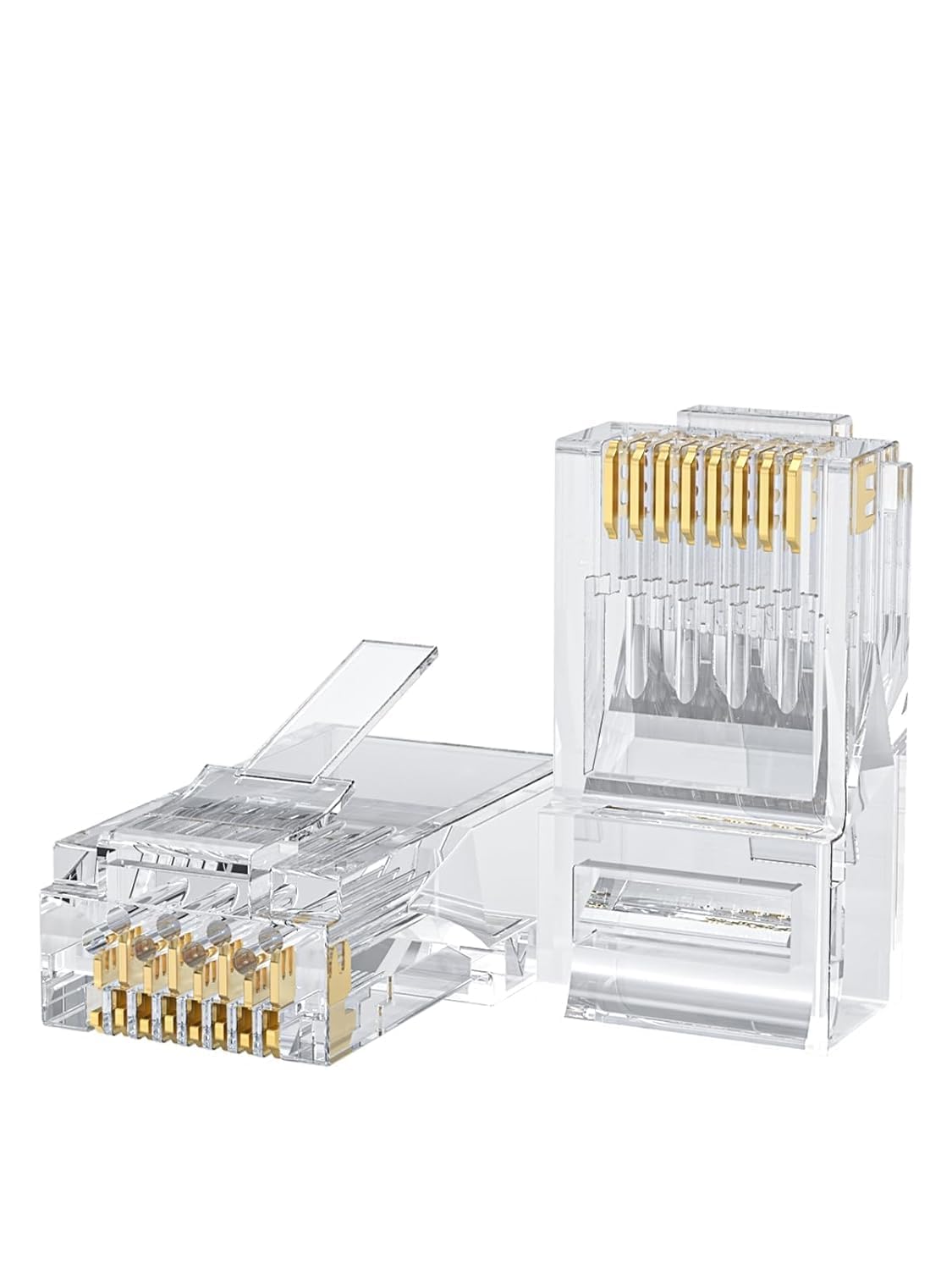 CableCreation Cat 6 RJ45 Connectors 100-Pack UTP Ethernet Cable NEW