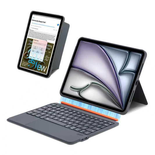 Gray Keyboard Case for iPad Pro 12.9 & Air 13 Inch Size iPad Air 13" NEW
