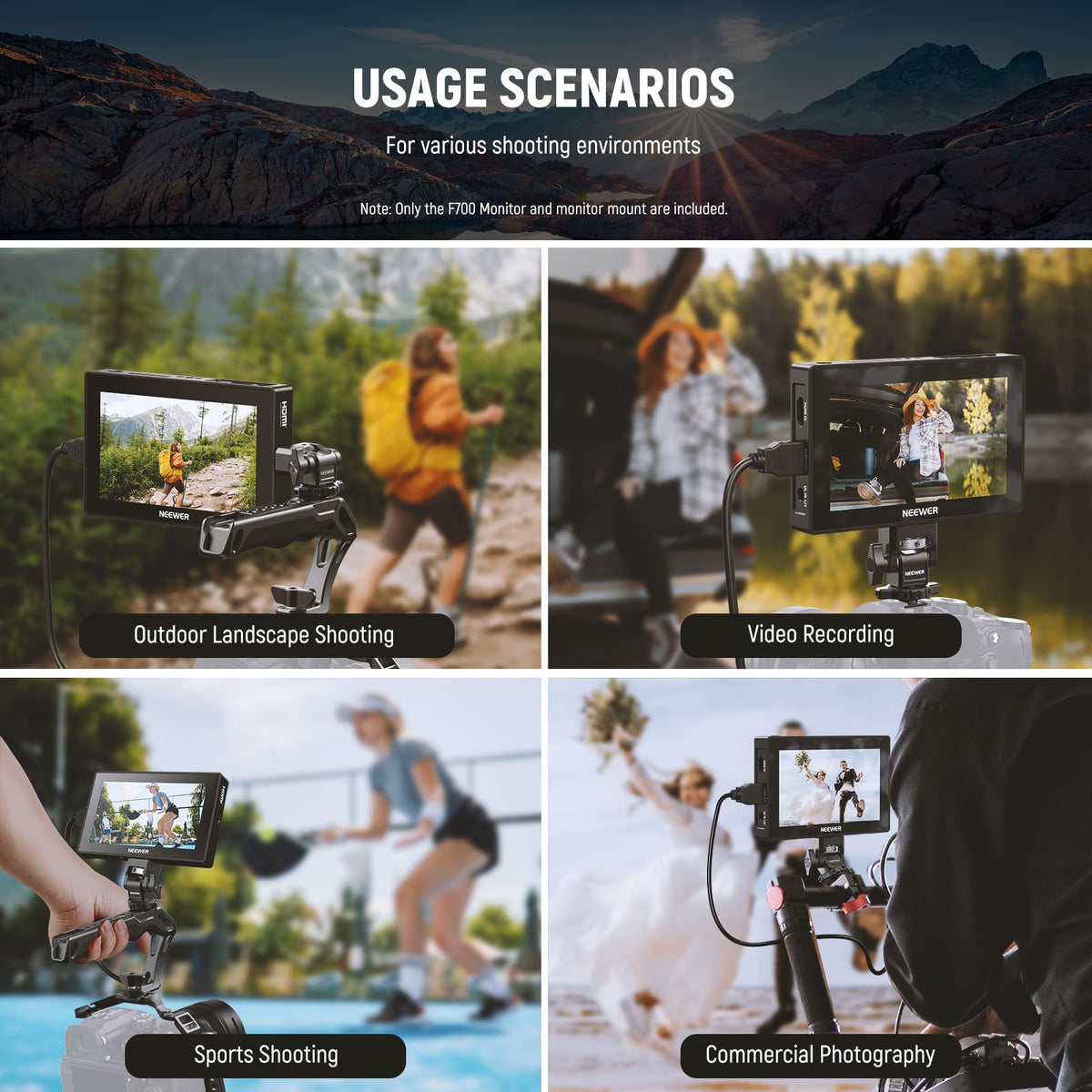 NEEWER 5.5" Camera Field Monitor 1920x1080 IPS Touch Screen Black DEMO