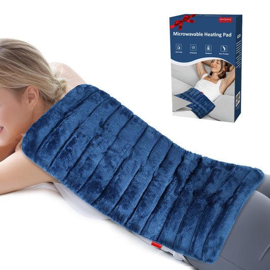 Comfytemp Blue Microwavable Heat Pad Moist Heating 60x30cm Large Size DEMO