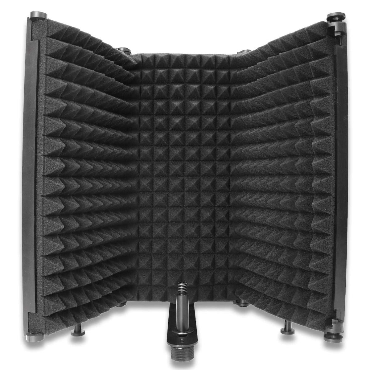 AQA Black Portable Studio Acoustic Sound Shield Mic Isolation Box NEW