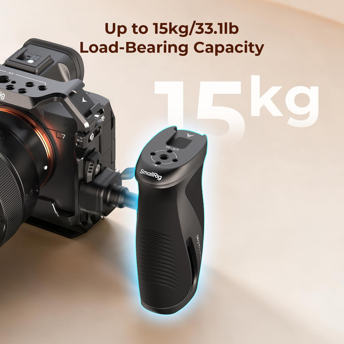 SMALLRIG NATO Swivel Handle H21 Handheld Stabiliser - Black NEW