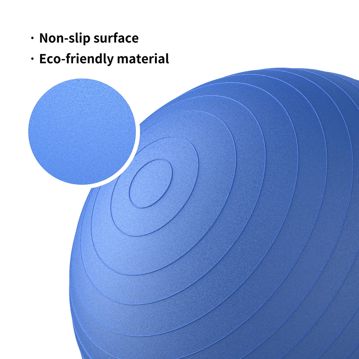 PROIRON 55cm Blue Balance Trainer Anti-Burst Exercise Yoga Ball NEW