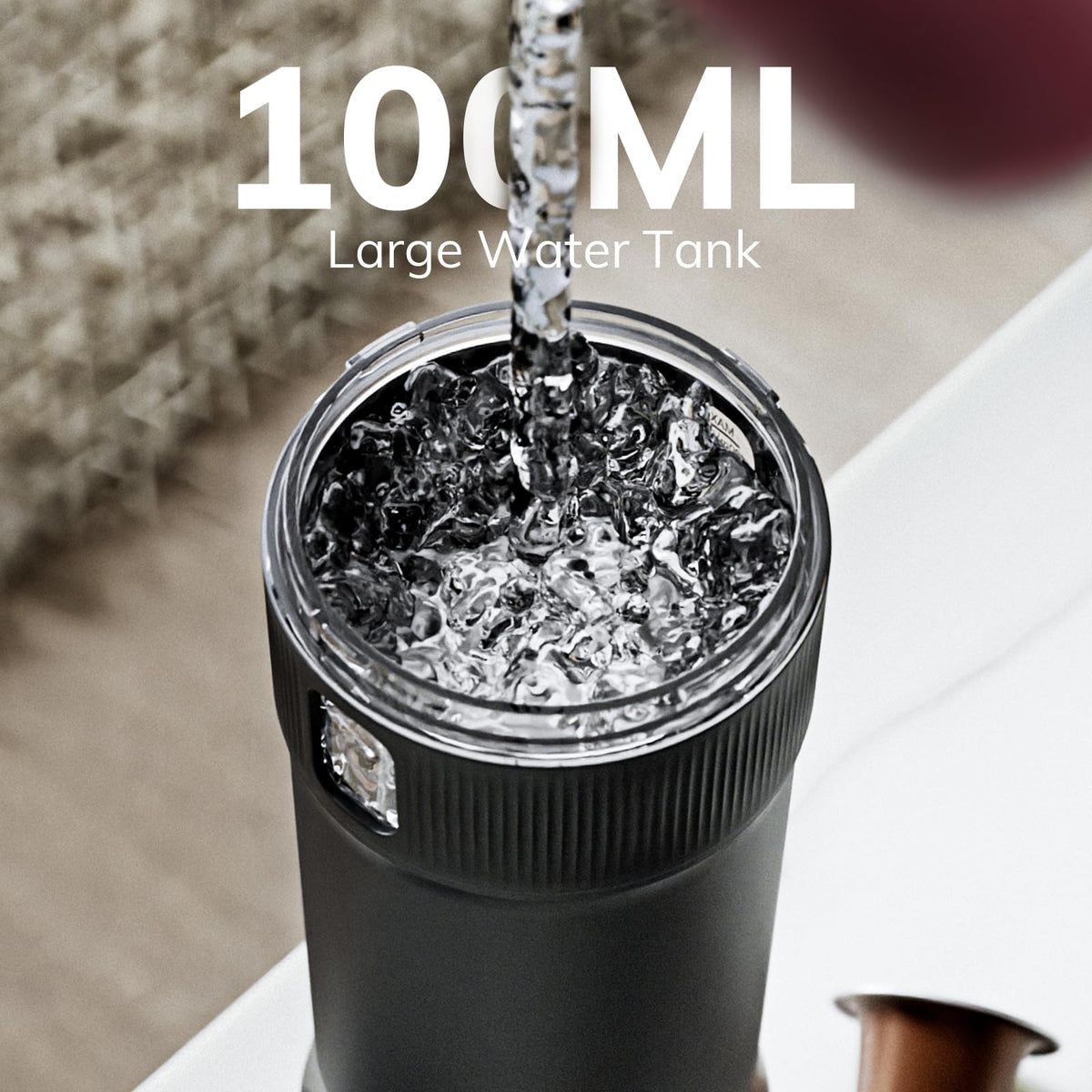 Portable Mini Espresso Coffee Maker 100W Black 100ml Machine NEW