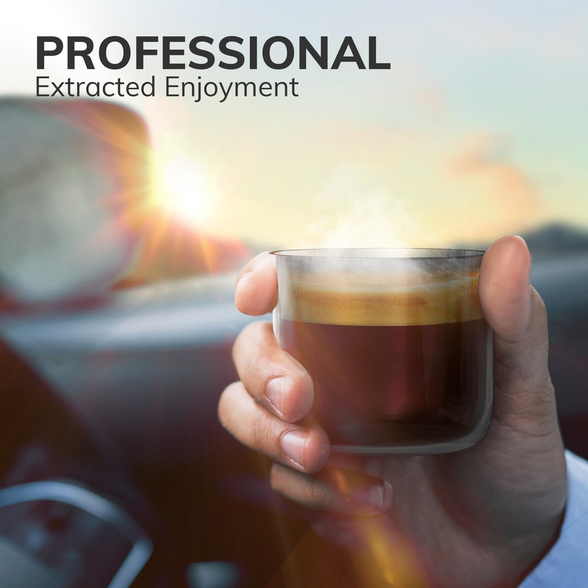 Portable Mini Espresso Coffee Maker 100W Black 100ml Machine NEW