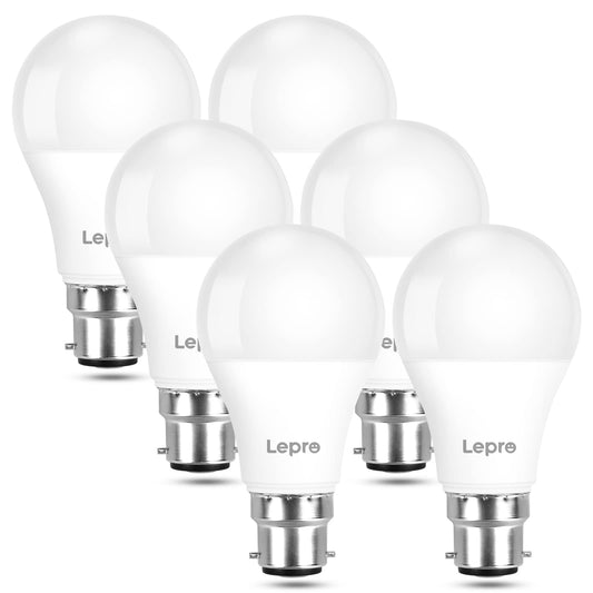 Lepro LED Bulbs Bayonet 60W Equivalent Warm White 2700K 806lm DEMO