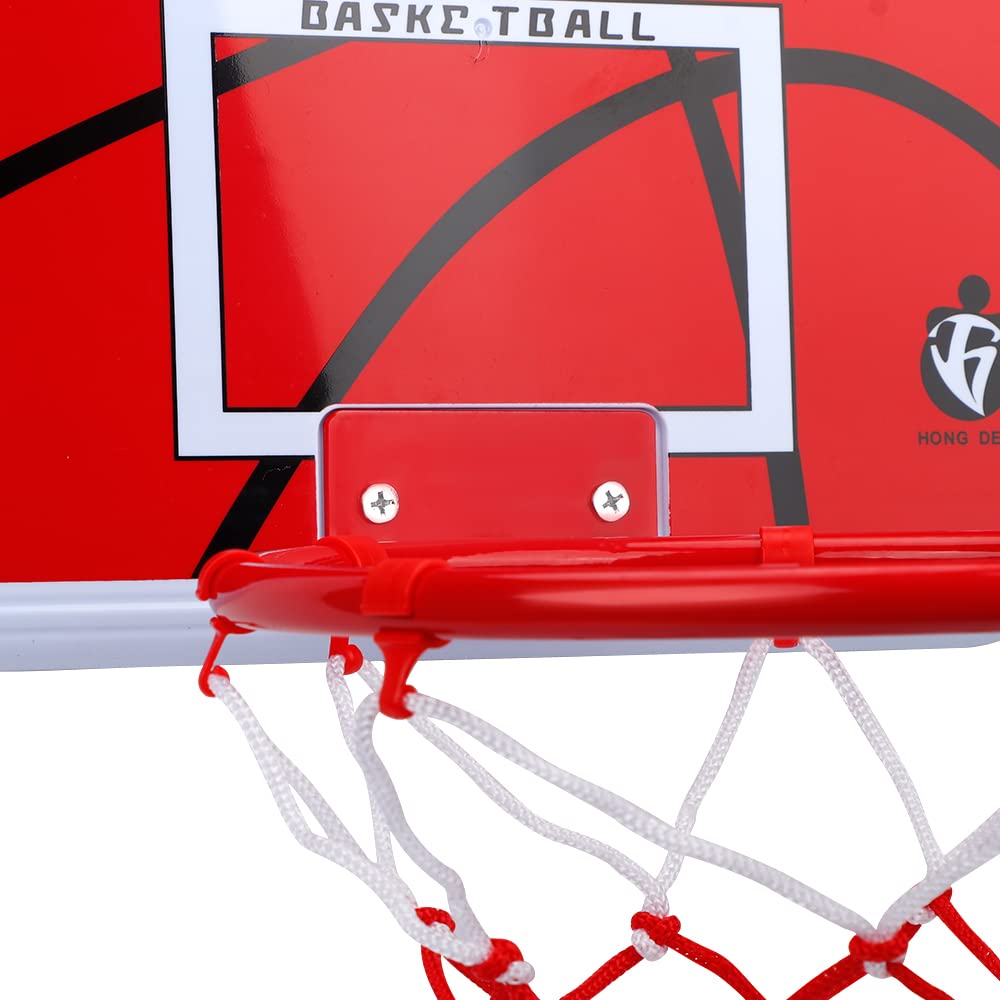 Red Basketball Hoop Set Over The Door Adjustable Height DEMO