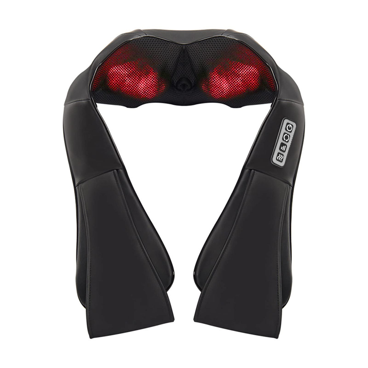 Black Neck Back Massager with Heat - Deep Tissue Shiatsu DEMO