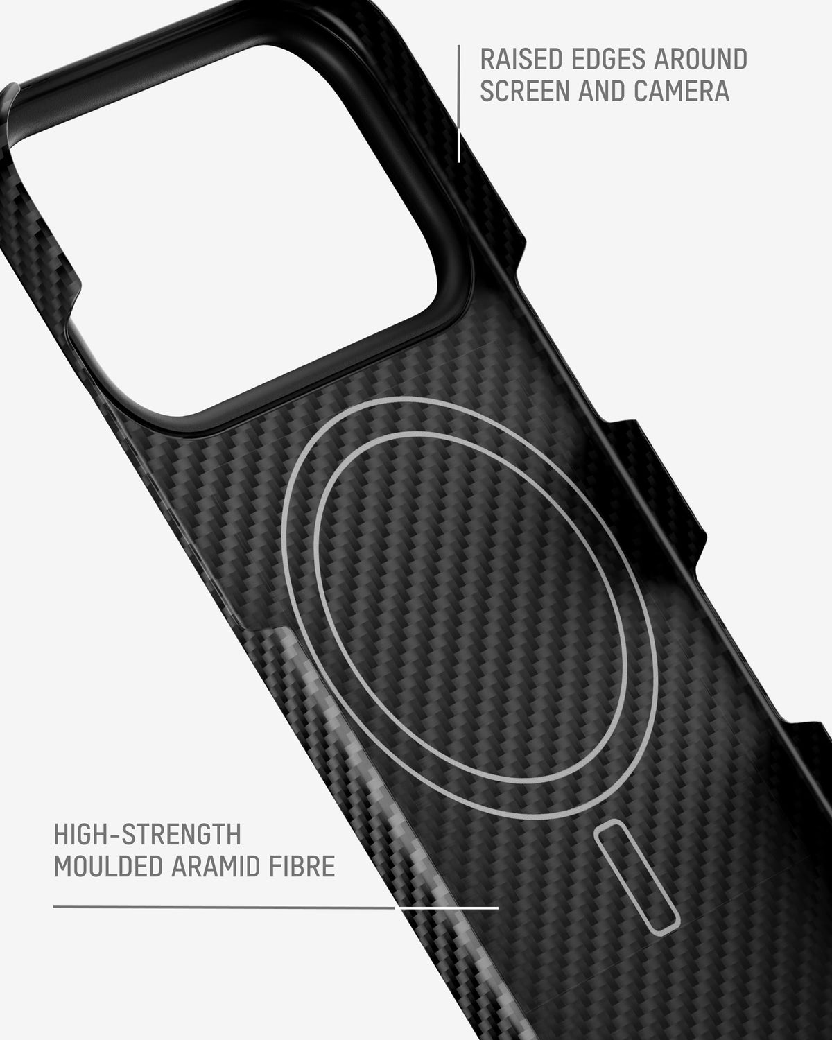 Mous iPhone 17 Pro Max Phone Case Black MagSafe 6.9 Inch Size iPhone 17 DEMO