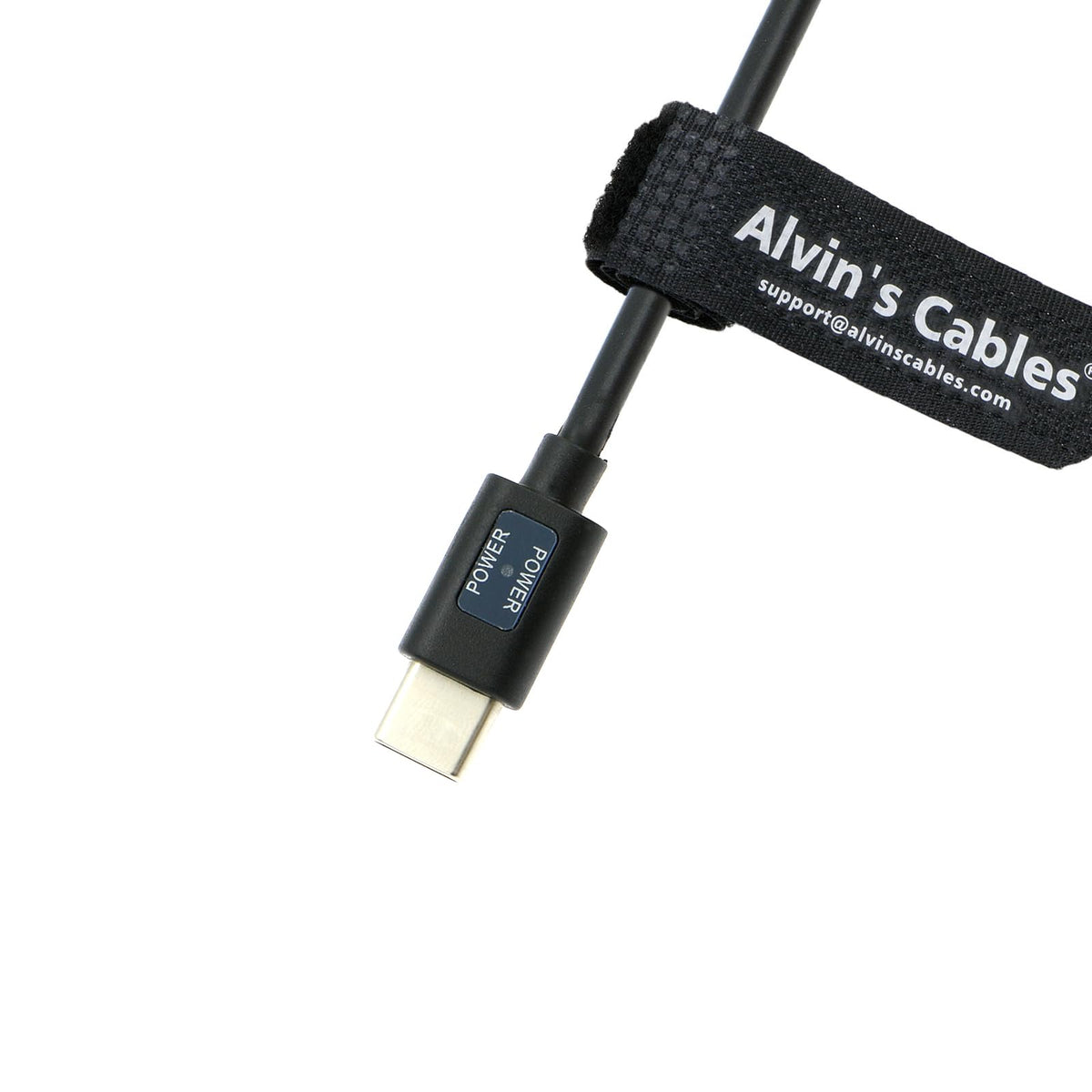 Alvin's Cables DMW-DCC8 Dummy Battery USB-C PD Power Cord Black DEMO