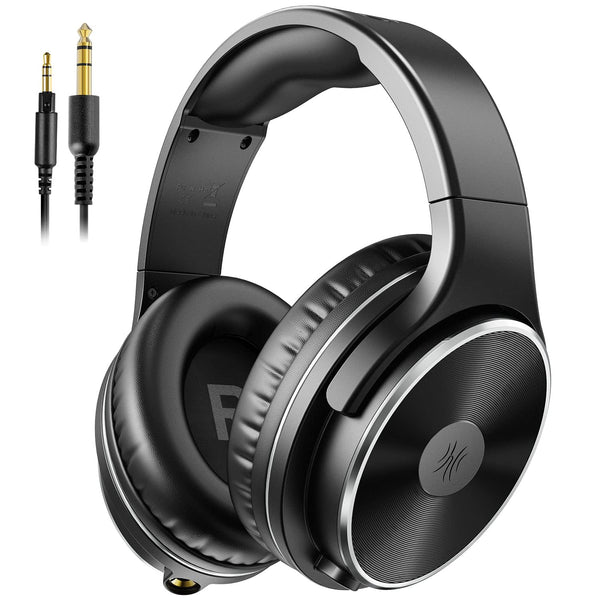 OneOdio Over Ear Wired DJ Headphones 50mm Speaker Black NEW