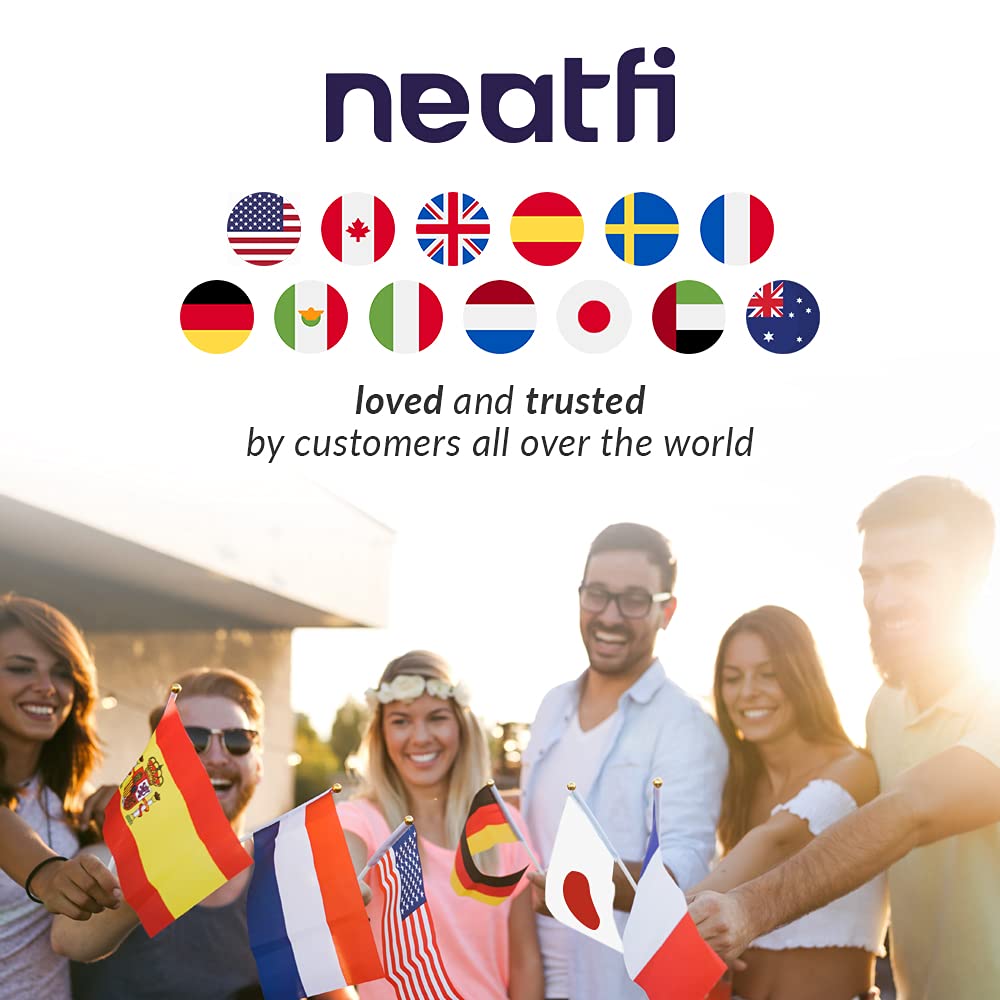 Neatfi Elite LED Magnifying Lamp with 18cm Glass Lens - White NEW