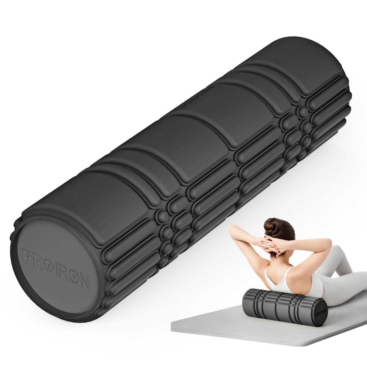 PROIRON Pink Foam Roller Medium Density Balance Trainer NEW