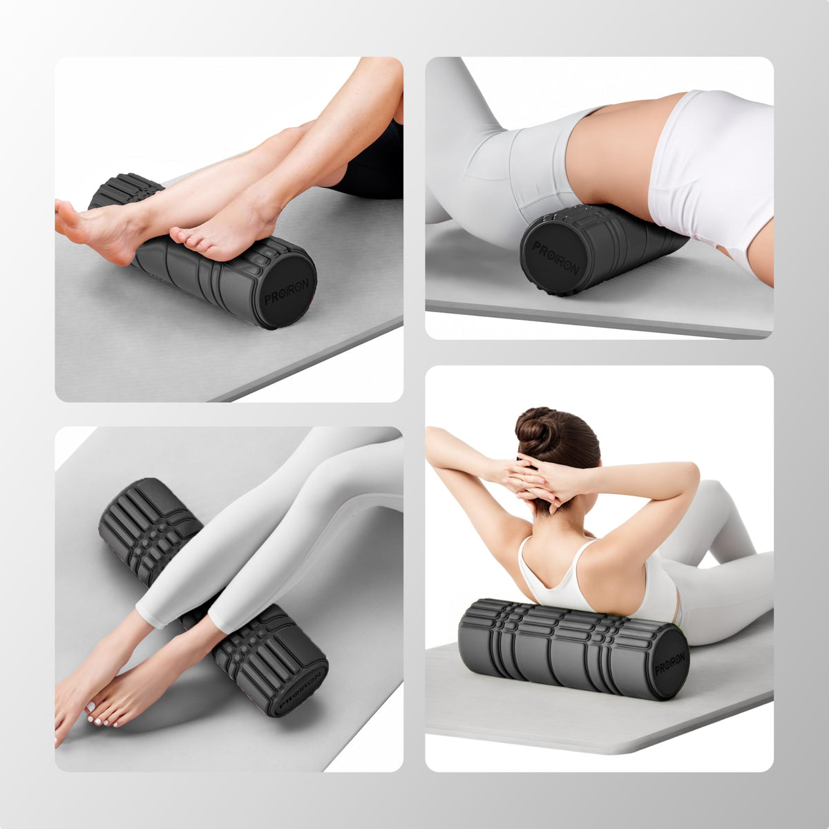 PROIRON Pink Foam Roller Medium Density Balance Trainer NEW