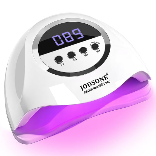 JODSONE 320W UV LED Nail Lamp High Power Gel Polish Curing White DEMO