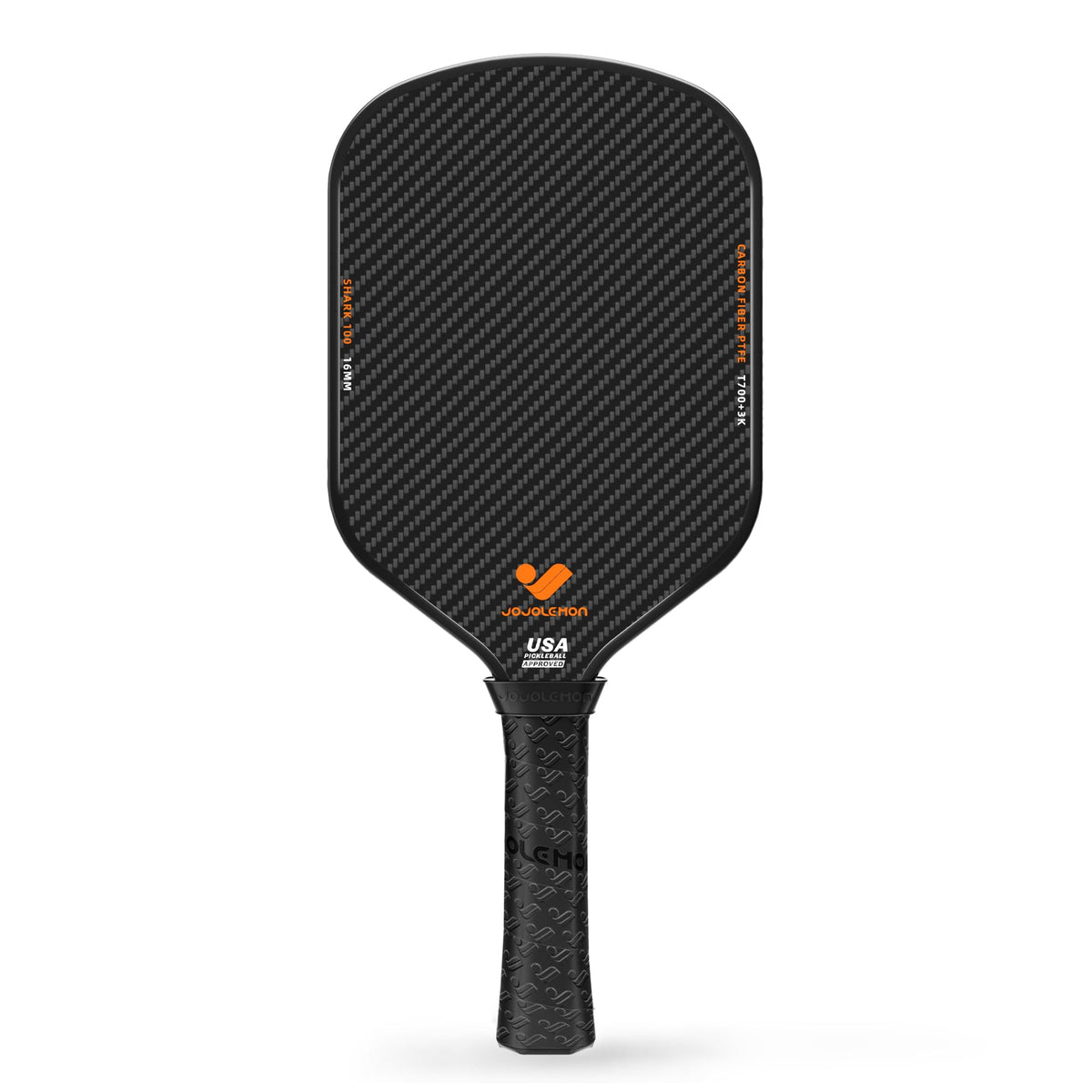 Jojolemon Pickleball Paddles 3K Carbon Fiber 16mm Core Black NEW