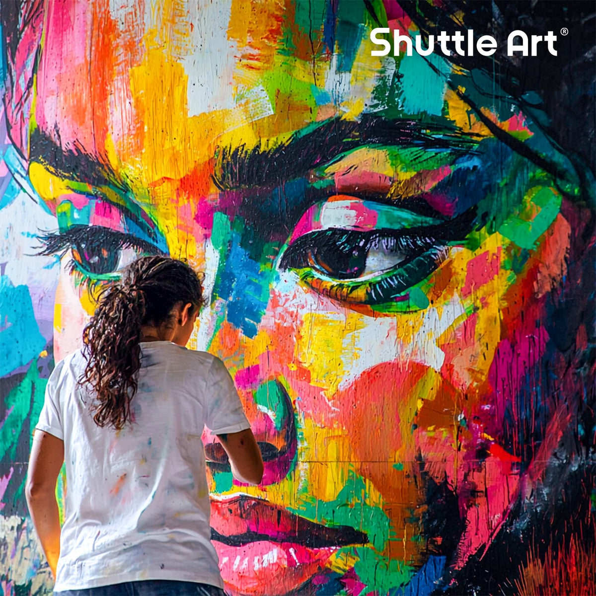 Shuttle Art Acrylic Paints 15 Colors 31.55ml Rich Pigmented Set Size 31.55 DEMO